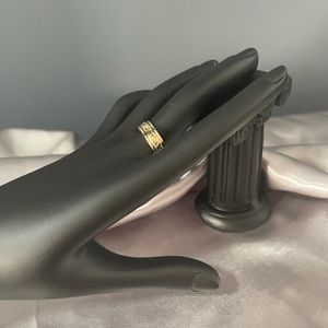 14k yellow gold over copper spinner ring